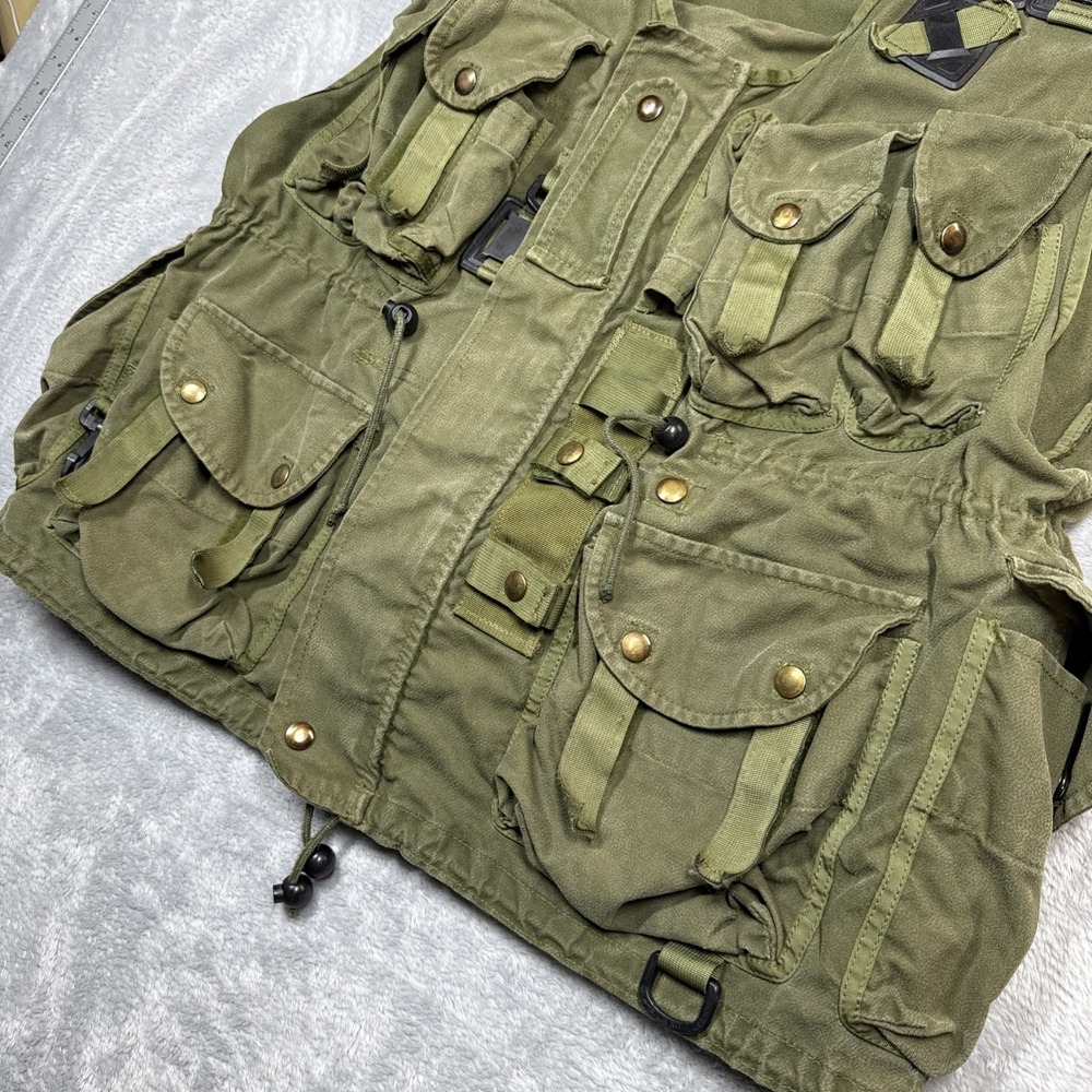 Pacific Body Armour Vest Tactical Load Bearing Small/Medium Green VEST ONLY 90s - Picture 3 of 11